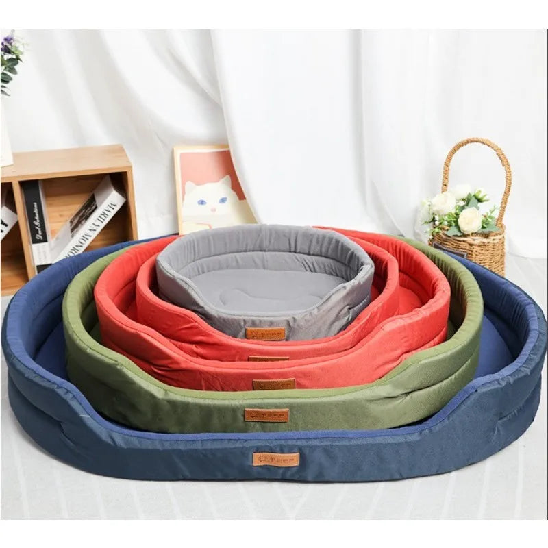 Waterproof Oxford Dog Bed with Removable Washable Cover