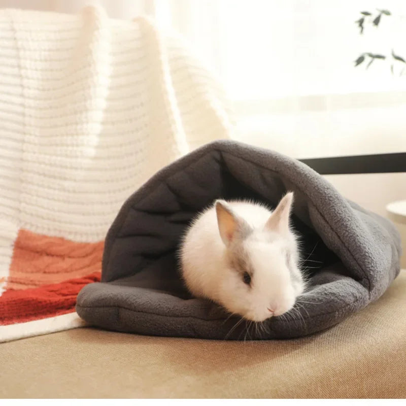 Lit-Tanière en Polaire Doux pour Petits Animaux