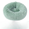 Panier Rond en Peluche pour Animaux avec Housse Amovible