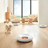 Dispensador automático de comida para mascotas con 6 compartimentos y packs de hielo