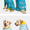Soft Cotton Dog Pajamas Jumpsuit for Medium & Large Dogs
