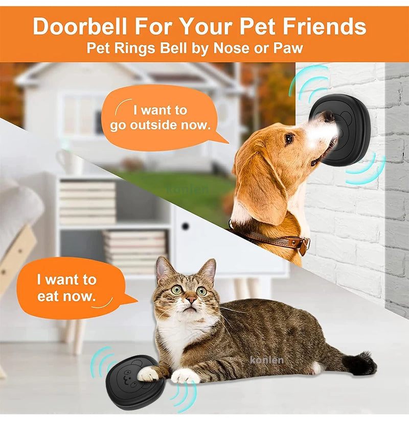 Smart Dog Doorbell Wireless for Potty Training