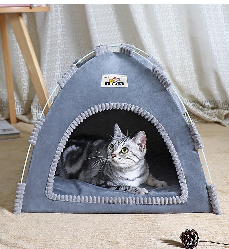 Tente pliante pour animaux avec coussin rafraîchissant