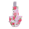 Combinaison de vol en coton lavable avec nœud papillon pour oiseaux