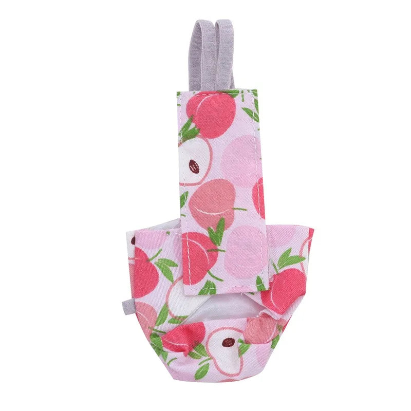 Combinaison de vol en coton lavable avec nœud papillon pour oiseaux