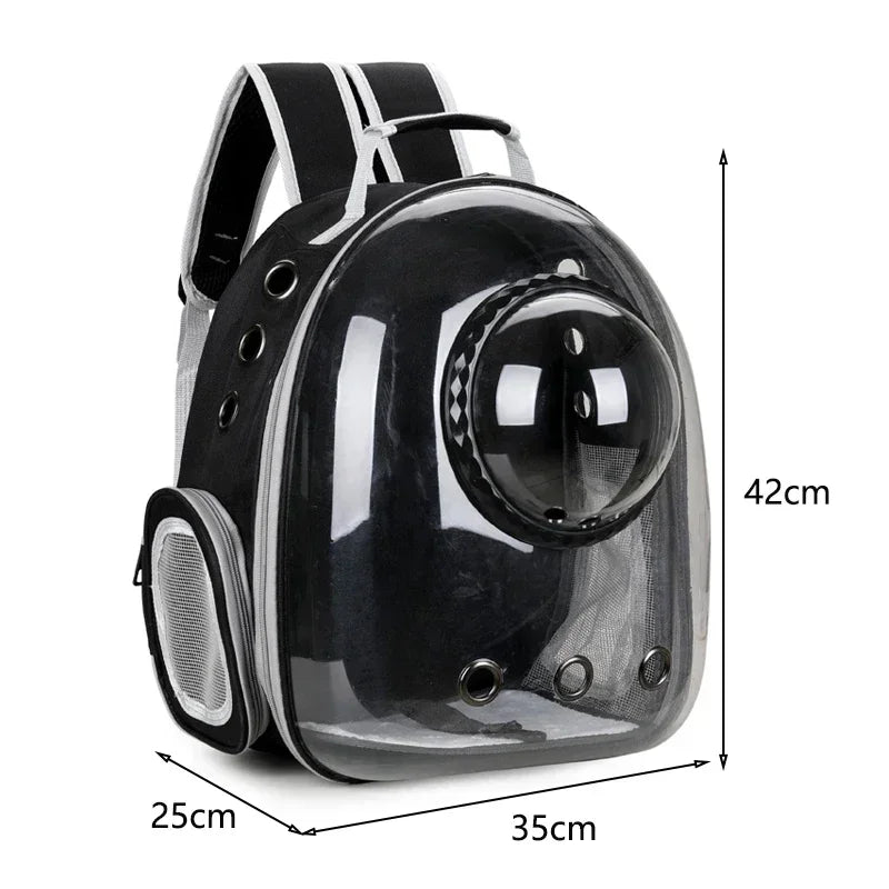 Space Capsule Pet Carrier Backpack for Cats and Dogs