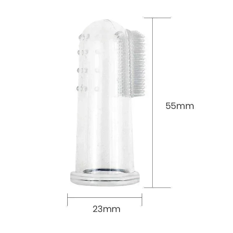 Soft Silicone Finger Toothbrush for Dogs – Gentle Teeth & Tartar Care