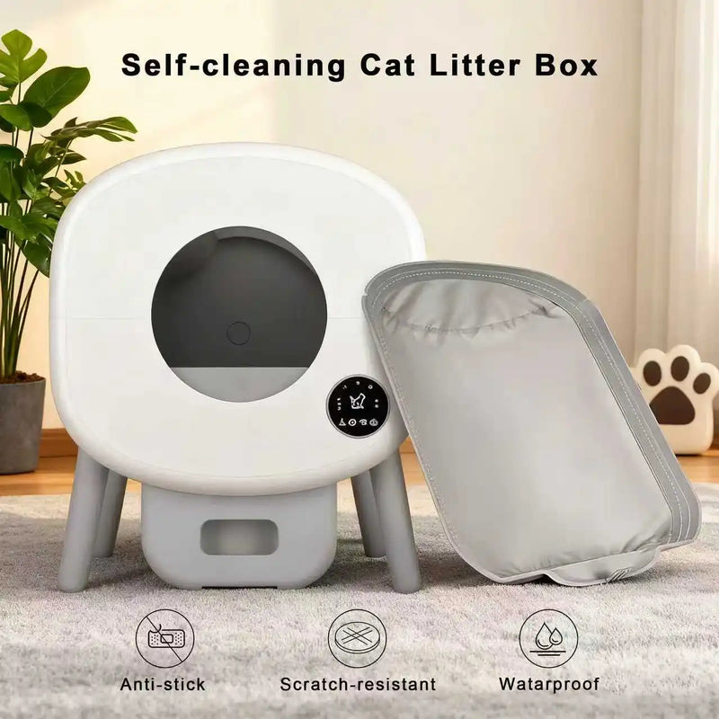 Automatischer Katzenstreu-Ausleger und weiche Matte