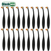 A set of black pet tear stain remover brushes for dogs and cats