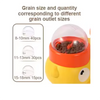 Yellow Duck-Shaped Interactive Treat Dispenser for Cats and Dogs