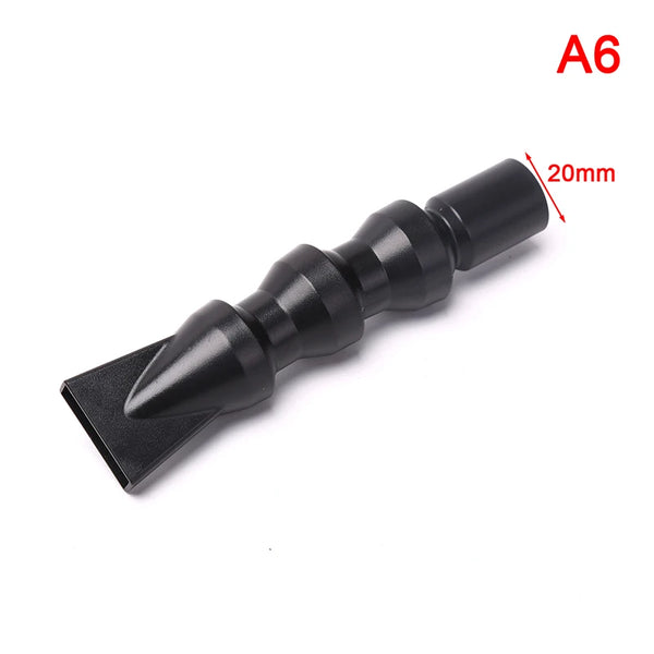 Black adjustable aquarium pump nozzle with a 20mm tip