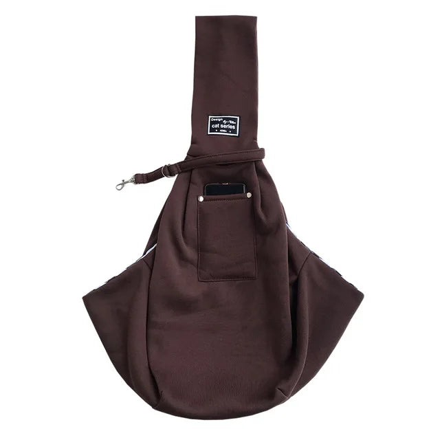 Cotton Pet Carrier Sling Bag for Small Dogs and Cats