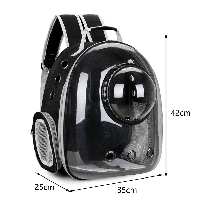 Transparent Bubble Pet Carrier Backpack for Small Dogs and Cats