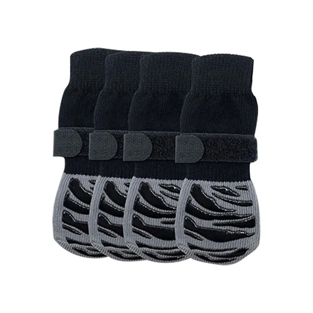 Anti-Slip Dog Socks for Hardwood Floors – Extra-Thick Grip, Protective Paw Wear