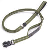 Reflective Bungee Dog Leash with Car Seatbelt Attachment for Large Dogs