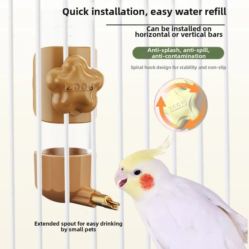 Automatic Bird Water Feeder with Leak-Proof Design