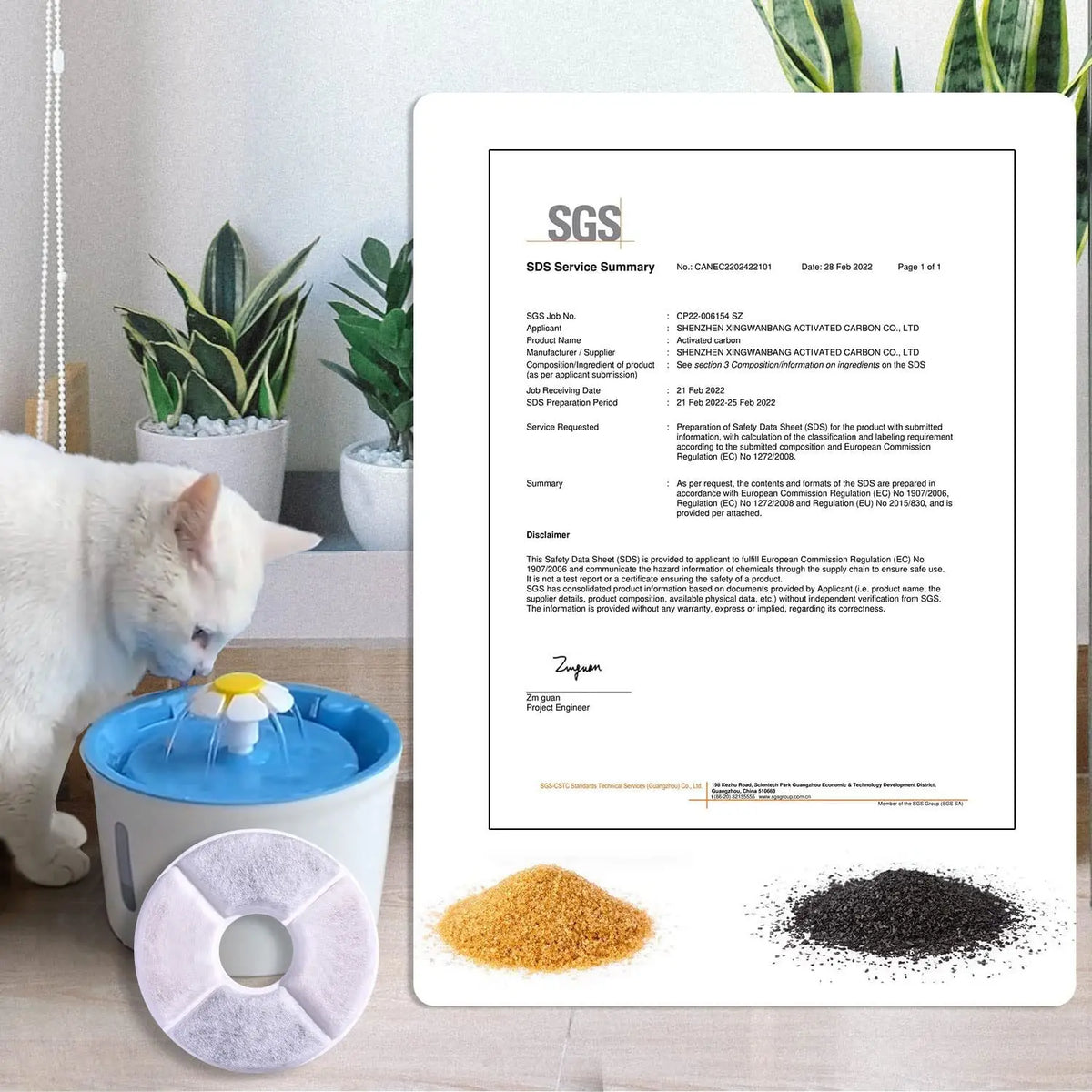 Replacement Filters for Pet Water Fountains (5 Pack) – Cats & Dogs
