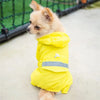 Adjustable Waterproof Dog Raincoat with Reflective Strap
