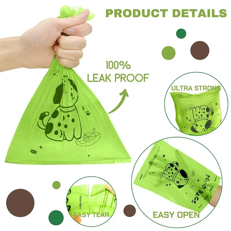 Lavender Scented Biodegradable Dog Poop Bags (120 Count)
