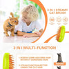Brosse de toilettage à vapeur électrique pour chats et chiens