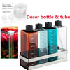 Set de Botellas Dosificadoras para Acuario de 450 ml con Base de Acero Inoxidable
