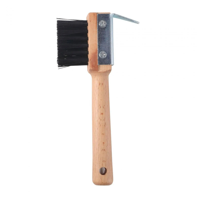 Pioche à sabot et Brosse de toilettage pour chevaux