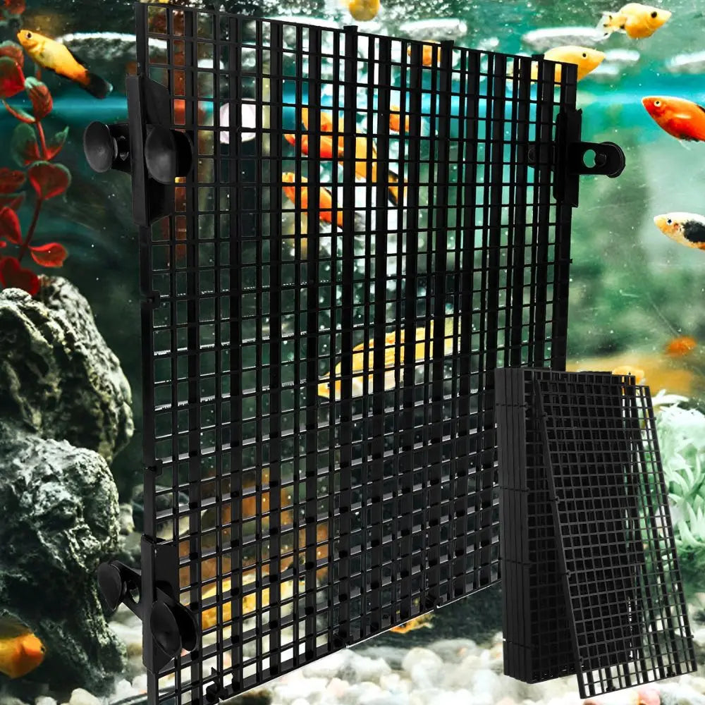 Modular Aquarium Divider Panel Set with Suction Cups