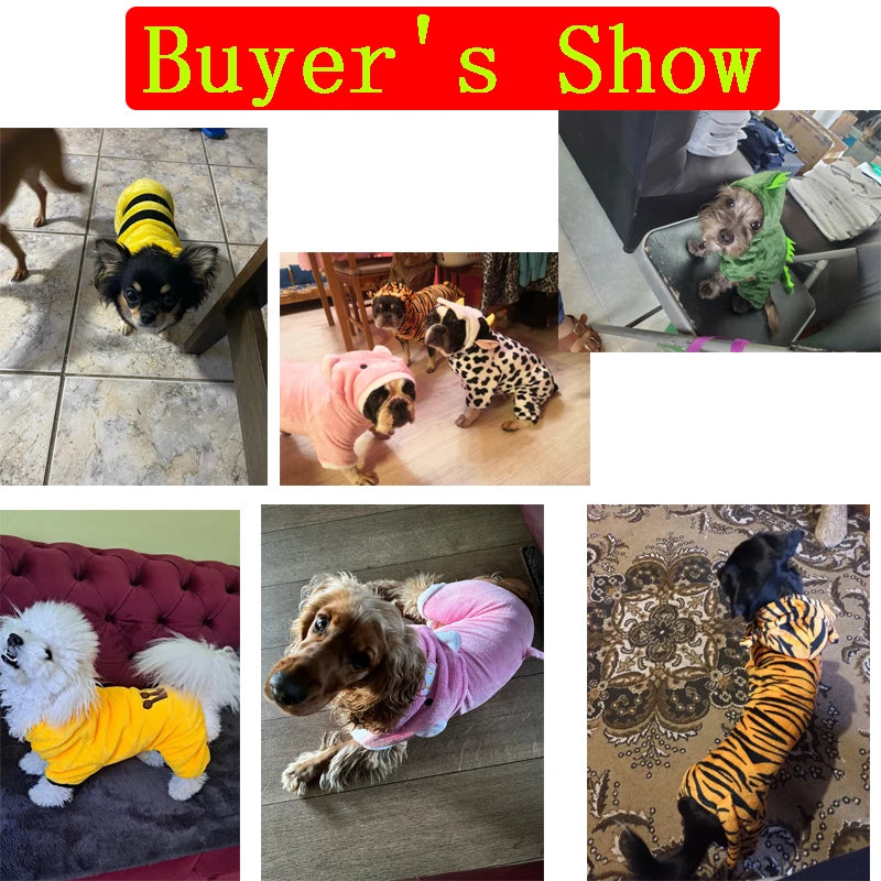 Winter Warm Dog Clothes and Hoodies for Small to XXL Dogs