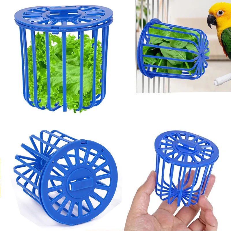 Hanging Bird Cage Feeder for Fresh Fruits and Vegetables