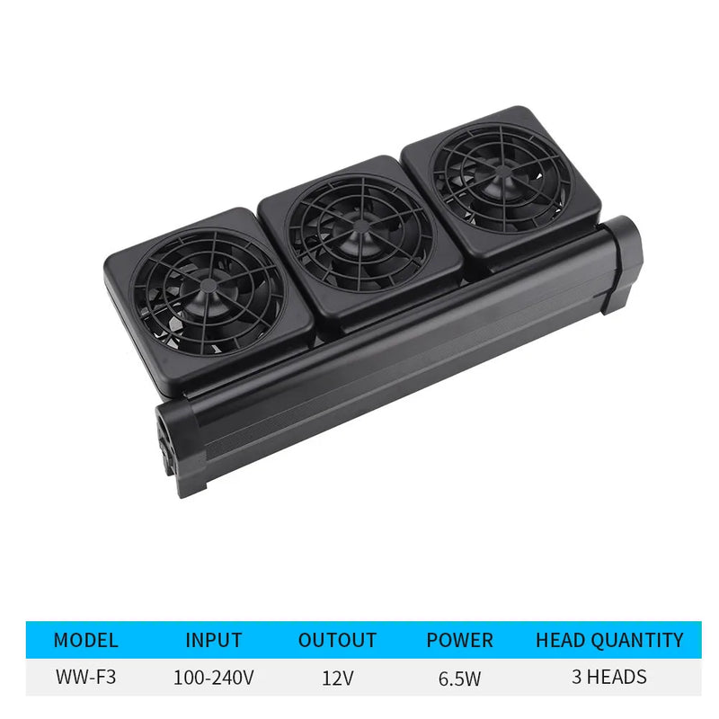 Ventilateur de refroidissement pour aquarium réglable