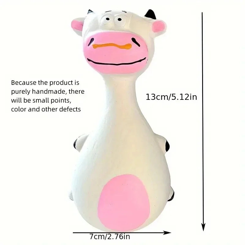Jouet Squeaky en Caoutchouc Souple pour Chien