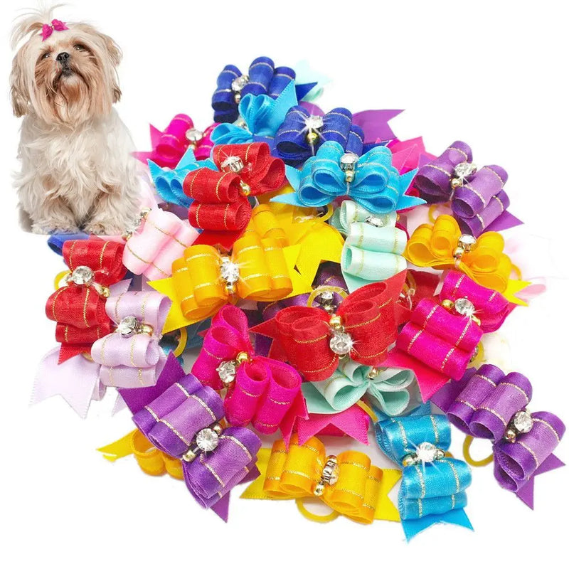 Handmade Fabric Bow Ties for Small Dogs & Cats