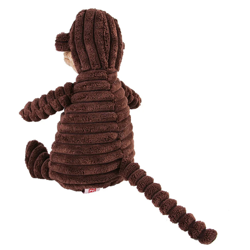 Jouet à mâcher en velours côtelé et peluche pour chiens