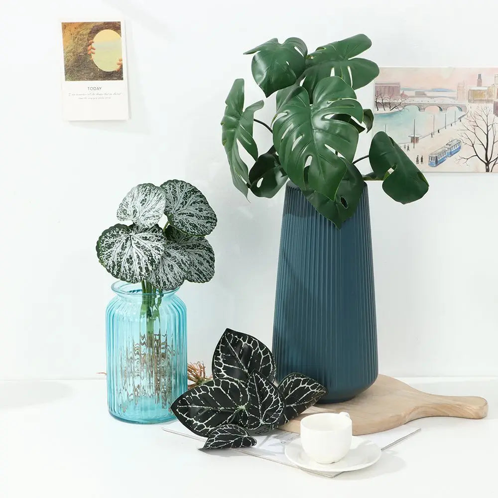 Artificial Hydroponic Plant with Visible Roots – Lifelike Greenery for Home & Event Decor
