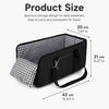 Foldable Dog Car Seat Booster with Anti-Slip Base