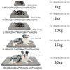 Plush Faux Fur Dog Crate Bed with Non-Slip Bottom