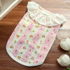 Lace Collar Dog Vest with D-Ring Summer Pet Shirt
