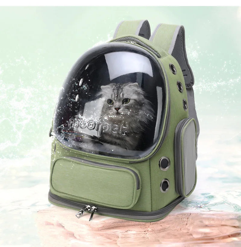 Mochila de Viaje Ventilada para Mascotas