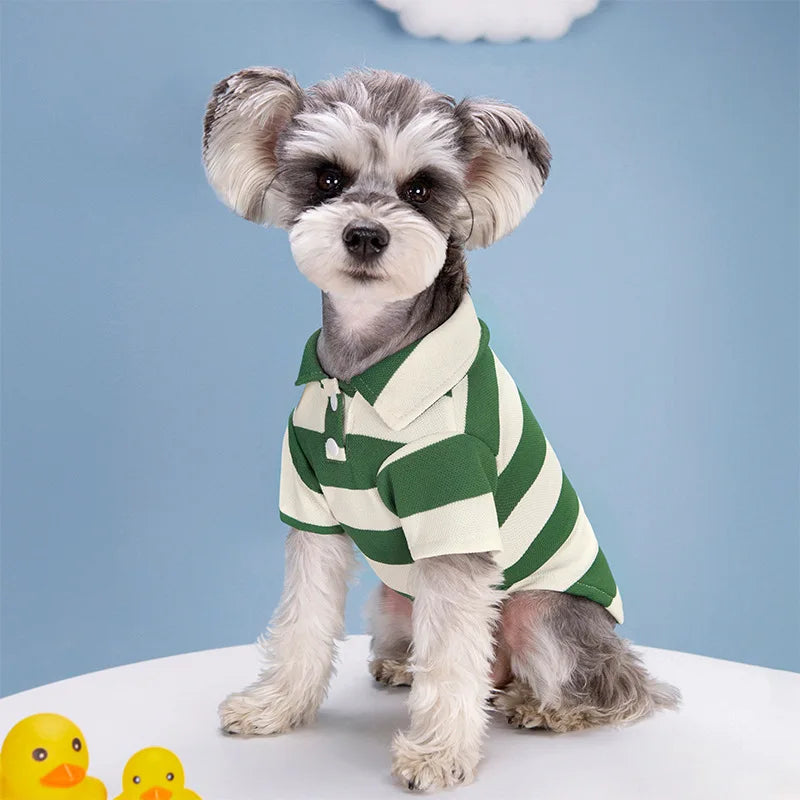 Classic Cotton Polo Shirt for Dogs and Cats