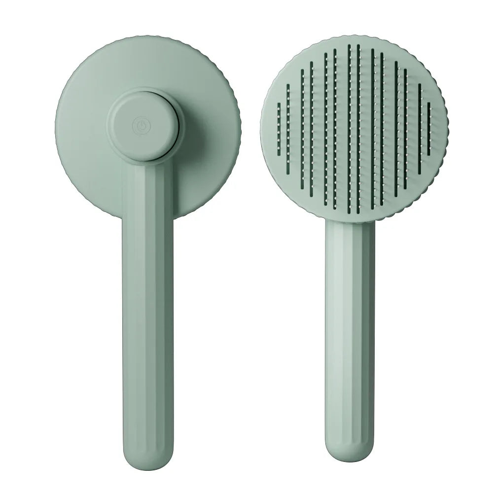 One-Key Pet Hair Removal Brush for Cats and Dogs