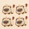 Colorful Cartoon Cat & Animal Enamel Charms for DIY Jewelry Making