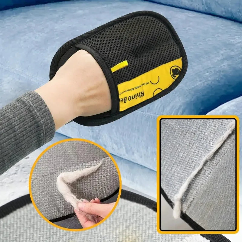 Double-Sided Electrostatic Pet Hair Remover Glove
