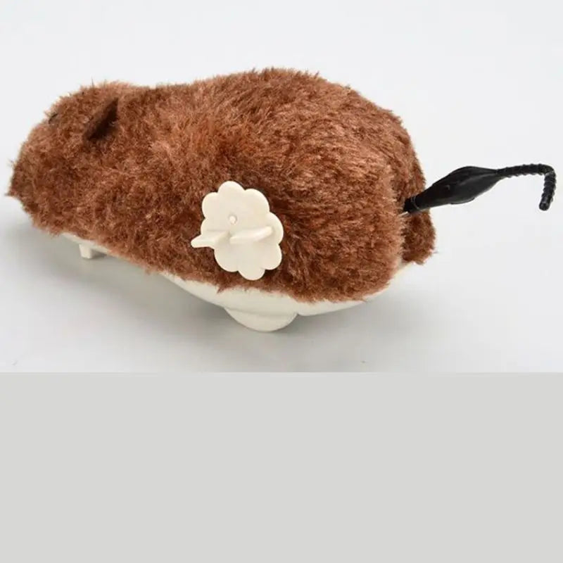 Wind-Up Plush Mouse Toy for Cats and Dogs