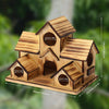 Handcrafted Wooden Bird House with Waterproof Finish