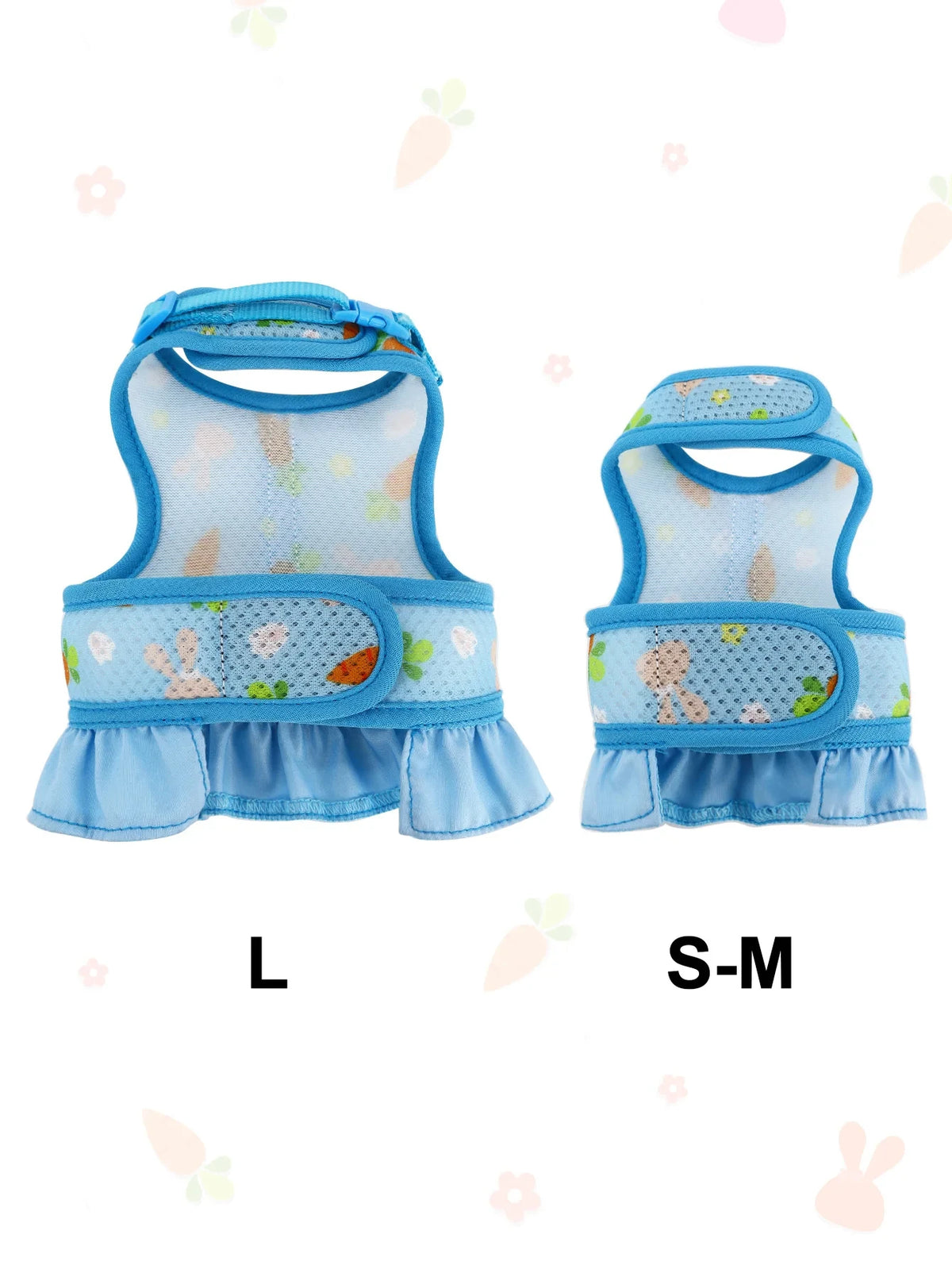 Adjustable Mesh Harness with Leash for Small Pets