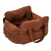Dog Car Seat with Safety Belt – Non-Slip, Washable Travel Bed for Small Dogs