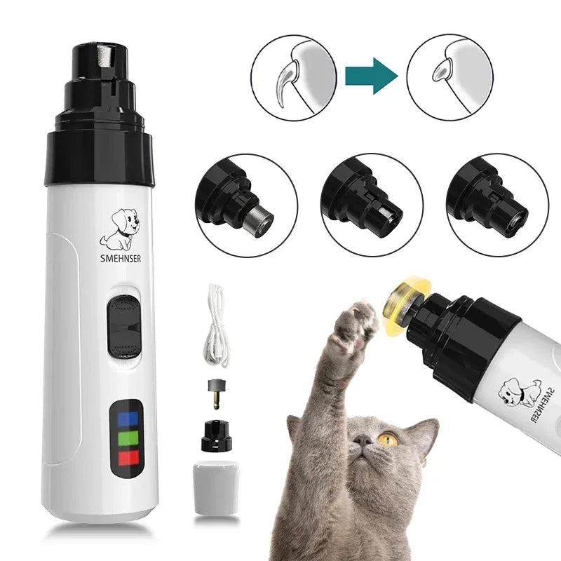 Electric Pet Nail Grinder for Dogs and Cats