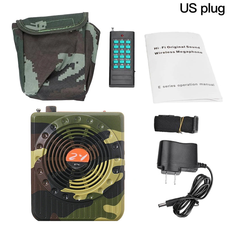 Portable Outdoor Hunting Sound Amplifier with Remote