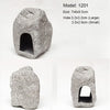 Ceramic Aquarium Cave Decor for Cichlids & Shrimp