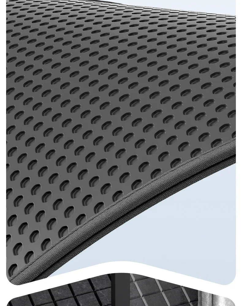 Double-Layer Waterproof Cat Litter Mat with Non-Slip Base